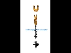 escavadeira máquina de perfuração de argila acessório de broca hidráulica perfurador de terra