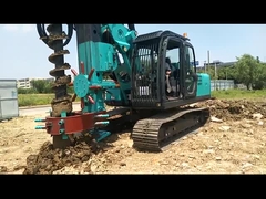 Equipamentos espirais longos hidráulicos da condução de pilha do CFA KR80M do equipamento de perfuração giratória do eixo helicoidal