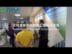 Clientes da Turquia visitam a APIE para intercâmbio e cooperação internacional