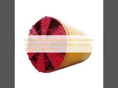 Equipamento de Fundação Profunda com Sistema de Remoção Descendente com 3730 M de Diâmetro de Escavação e 800 T de Empuxo Total