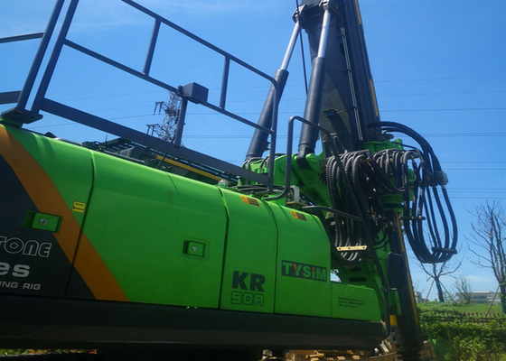 Fundação de pilha furada 1200mm usada giratória do equipamento de furo da esteira rolante