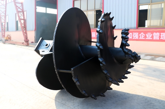 eixo helicoidal cônico de 2200mm que fura a cubeta de Rig Tool Rock Core Drill para a construção