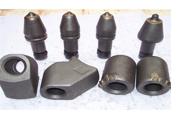 Formão redondo profundo da pata da fundação 19mm usado empilhando ferramentas de perfuração