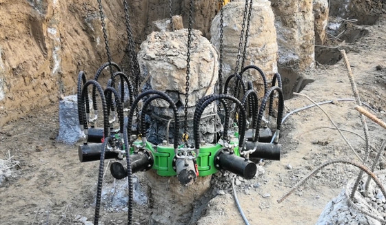 Máquina escavadora hidráulica Pile Breaker Machine do cortador principal para a fundação da construção