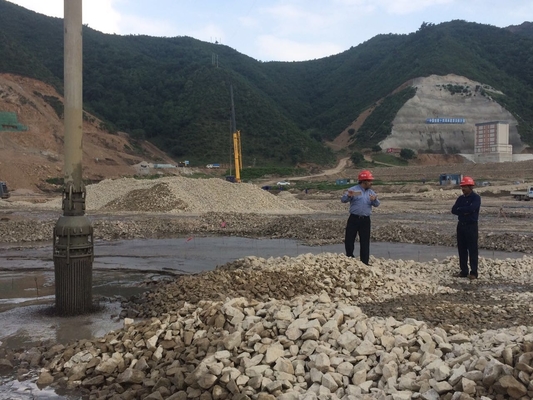 construção à terra da fundação da melhoria Vibroflot da máquina elétrica de 75W