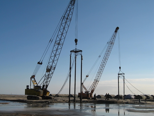 Nível de baixo nível de ruído elétrico do motorista de pilha 20KN da vibração 65DB para a construção