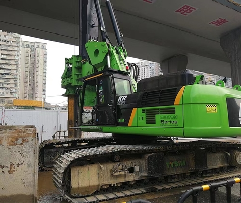 Baixa fundação giratória da construção de Driling Rig Pile Machine 560KN da altura livre