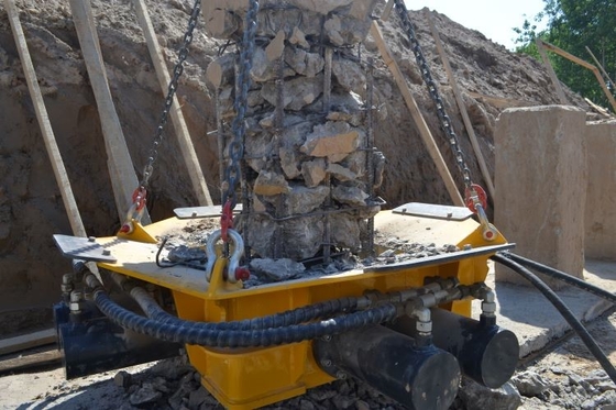 Mini Excavator Hydraulic Pile Breaker KP400S de baixo nível de ruído para a construção