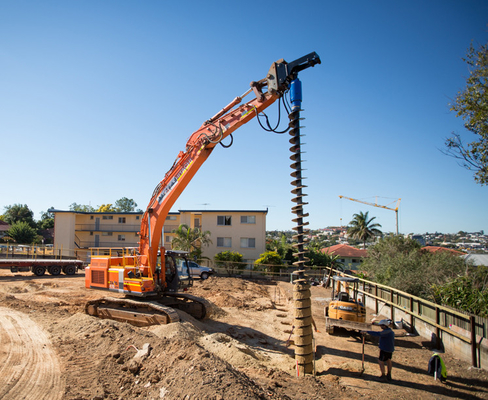 Hidráulica Trado de Terra Escavadora de Pilha Furadeira Furadora Miniescavadeira