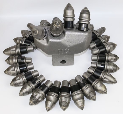 Bocados de corte dos dentes C31 C21 22mm da bala do carboneto de tungstênio do Trencher