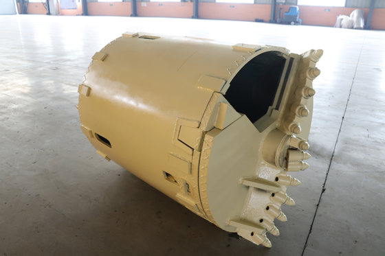 solda dos dentes da bala de 3000mm Rig Rock Drilling Bucket Small