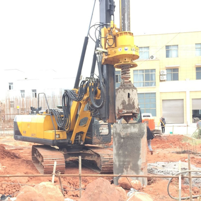 motorista de pilha pequeno Drill da profundidade de 20m Rig Hydraulic Rotary Geotechnical 2700mm