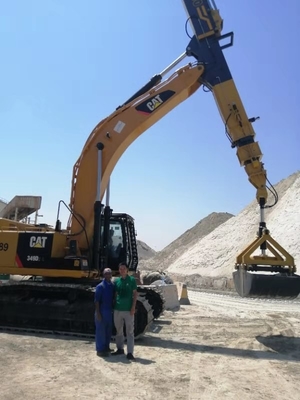 APIE KM220 Eficiente e versátil Excavador Clamshell Braço telescópico com profundidade 22m