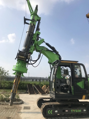 Perfuração giratória de empilhamento pequena personalizada Rig Machine Hydraulic 1200mm 30rmp