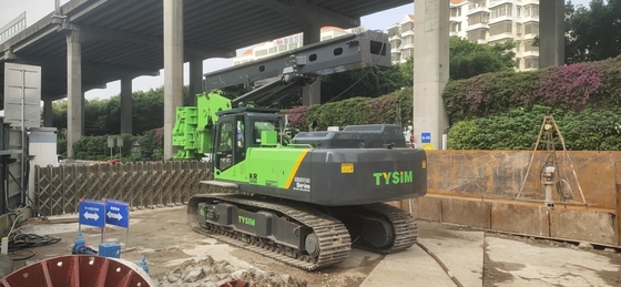 Plataforma de bate-estacas de acesso apertado de perfuração de 600 mm com velocidade de rotação de 30 rpm 8,5 m