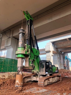 Plataforma de bate-estacas a diesel de baixa altura livre 60m 200kN para furos profundos
