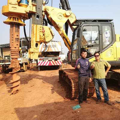 Motorista de pilha hidráulico de Rig Soil Boring Machine Small da perfuração do parafuso da eficiência elevada