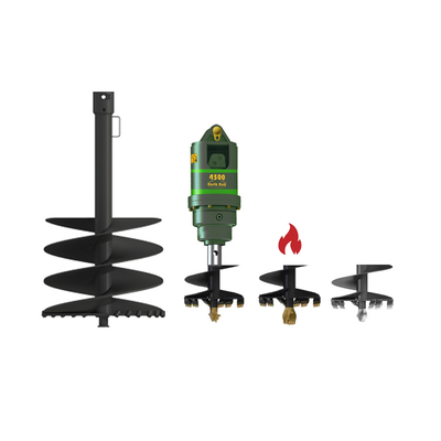 Escavadeira de terra hidráulica de 44 RPM com altura de 585 mm para mineração e construção