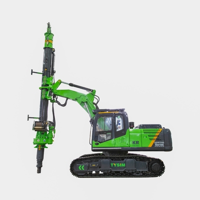 Equipamento de pilhas rotativas de 10 m de alta potência 7 - 30 rpm Profundidade máxima de perfuração para construção