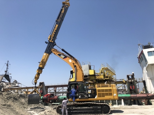 KM260 Clamshell Telescópica Boom Brace Excavador Longo 1600Kg Peso