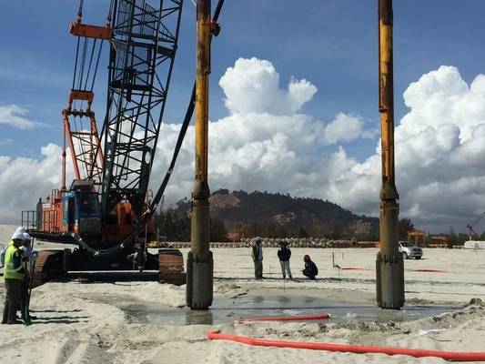 Equipamento de coluna de pedra altamente recomendado Material de aço Vibroflot elétrico para construção