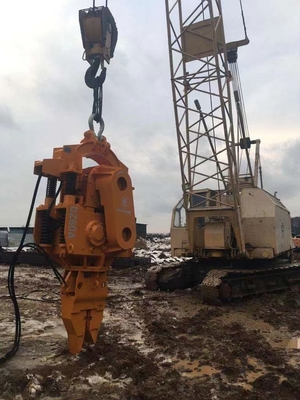 Motorista de pilha elétrico Crane Excavator Mounted Vibratory Hammer do martelo do Vibro 300KW