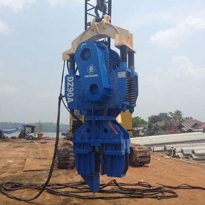 Equipamento de engenharia automatizado APZ120A para máquinas de construção de empilhadeiras Máquinas elétricas Vibro Hammer
