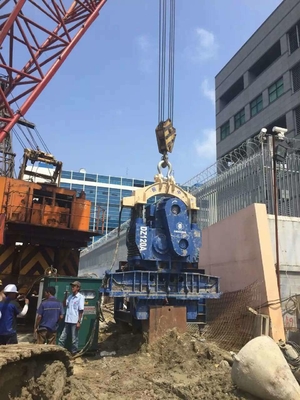 Equipamento de condução de pilhas Guindaste pendurado Vibro Martelo Elétrico Vibro Martelo