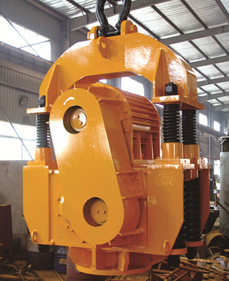 Motorista de pilhas de construção de baixo ruído 150kw Vibro Hammer Elétrico para pilhas ou carcaças de tubos de aço