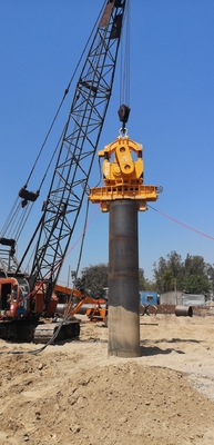 Concreto Vibratório Pilão Condutor Pilão Martelo Guindaste Pendente Vibro Martelo Elétrico
