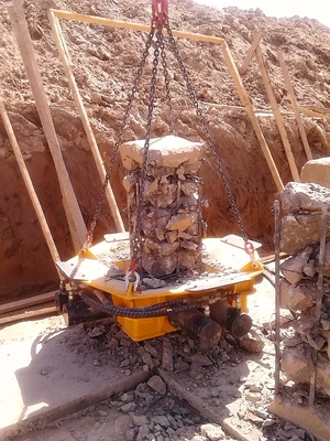 Excavadora Hidráulica de concreto de martelo cortador de pilhas de quebra KP400S/KP450S/KP500S Para escavadora