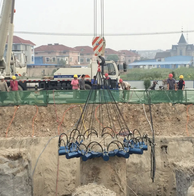 Excavadora montada em forma redonda e quadrada