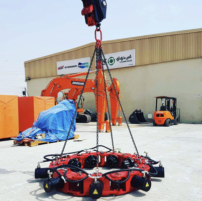 Máquinas de construção de equipamentos de corte de pilhas redondas hidráulicas