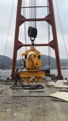 Novo tipo de venda a quente guindaste montado Vibro martelo elétrico para trabalho de empilhamento