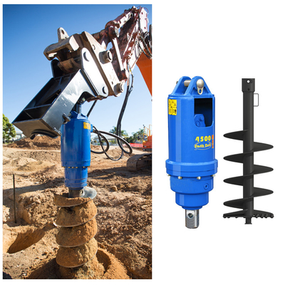 Montado na escavadeira Diâmetro 600 mm Furo de solo Forro de terra Auger