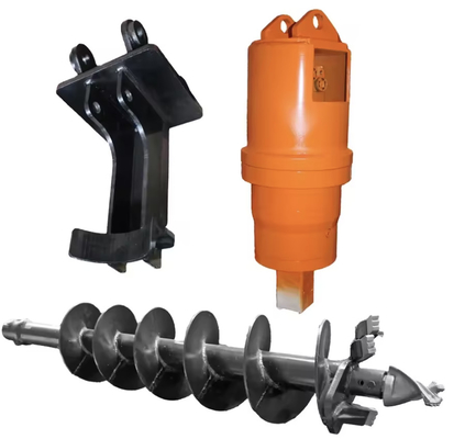 Power Earth New Telescopic Handler/Skid Steer Loader Mounted Augers with Motor Pump Gearbox Core Components for Farms (Componentes do núcleo da caixa de engrenagens para explorações agrícolas)