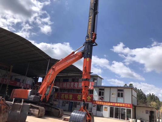Braço telescópico tipo concha com comprimento total de transporte de 12390mm para escavação pesada com profundidade máxima de escavação de 27180mm