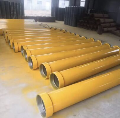 Tubo Tremie de Construção em Chapa de Aço com Diâmetro de Até 300mm e Opções de Comprimento Personalizadas para Ferramenta de Perfuratriz