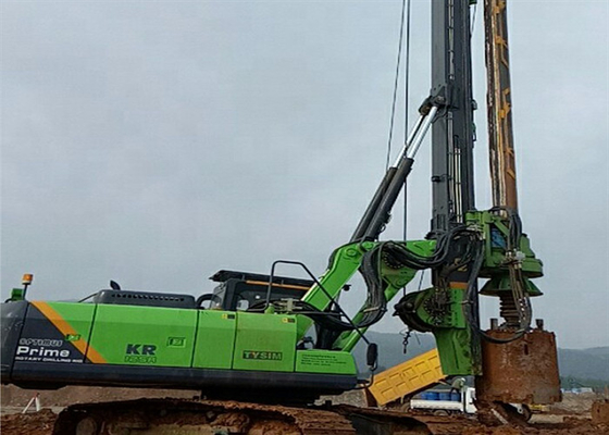 martelo hidráulico da pilha do furo 125kNm de 1300mm que empilha a perfuração giratória Rig Machine da máquina 3000mm