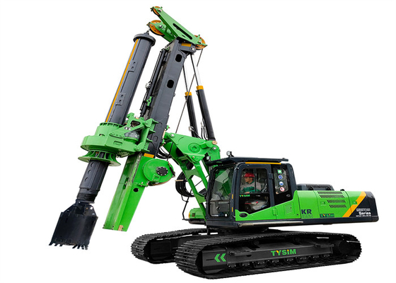 Baixa altura livre 3.8L de 125KN/M que empilha a máquina da pilha de Rig Engine Displacement Hydraulic Press