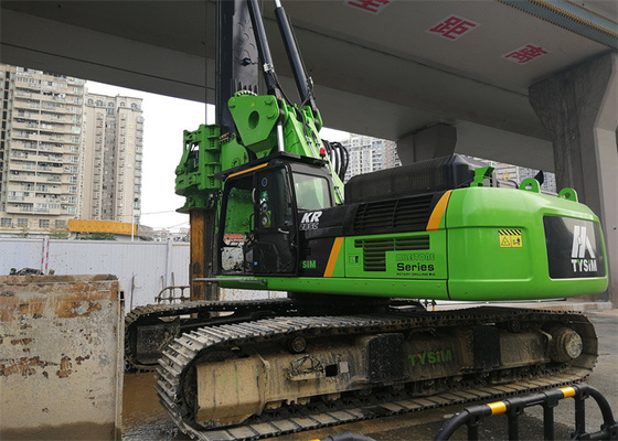 baixa altura livre de 220kN 2m que empilha Rig Concrete 31.2M Pile Boring Machine