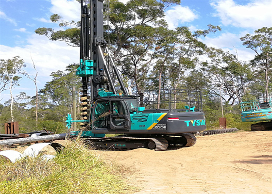 Projetando a máquina multifuncional do equipamento de Rig Excavator Small Hydraulic Pile da perfuração 140KN