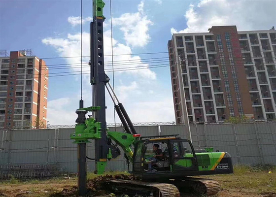 Máquina de perfuração furada Hydraulic Multifunctional Excavator helicoidal do motorista de pilha 140KN