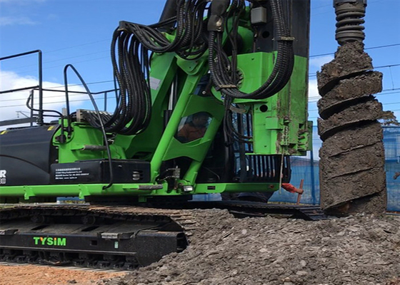 equipamento de broca montado esteira rolante do motorista 28m de 272L/Min Multifunctional Highway Auger Pile