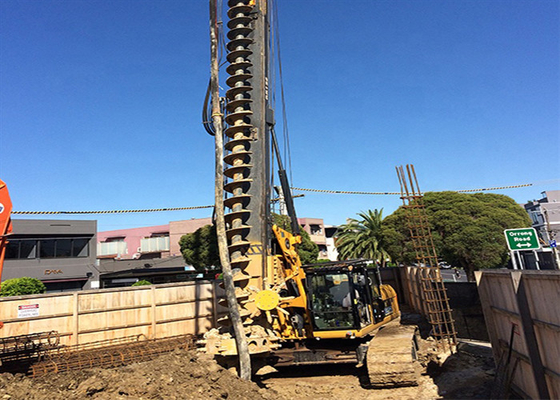 equipamento de broca giratório multifuncional da pilha da fundação do CFA do eixo helicoidal do furo do equipamento de perfuração 34.3MPa 150kNm
