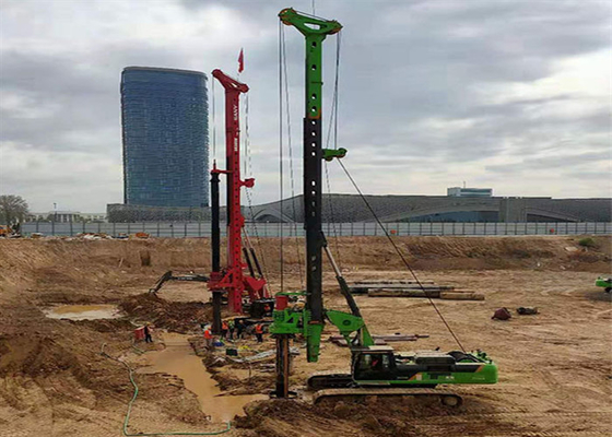 Máquina de perfuração hidráulica de KR125M 15m CFA para as obras 60m/Min