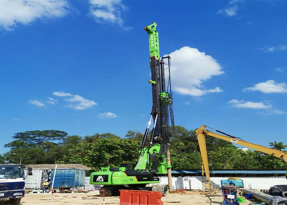pilha 220kNm Rig Auger Drilling Machine 34.3MPa giratória hidráulica de 51m