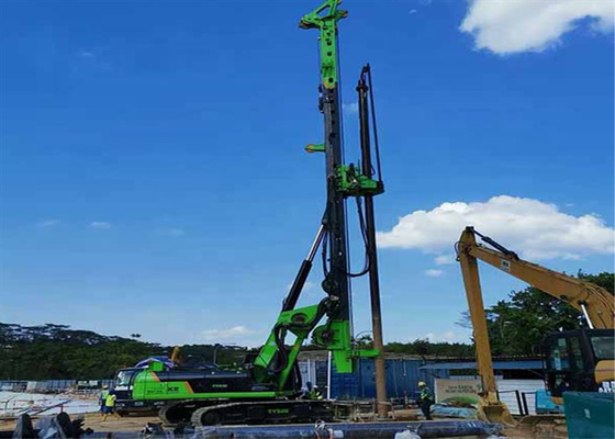 cabeça giratória hidráulica 51m multifuncional da broca do CFA 34.3MPa do equipamento de furo de 20m