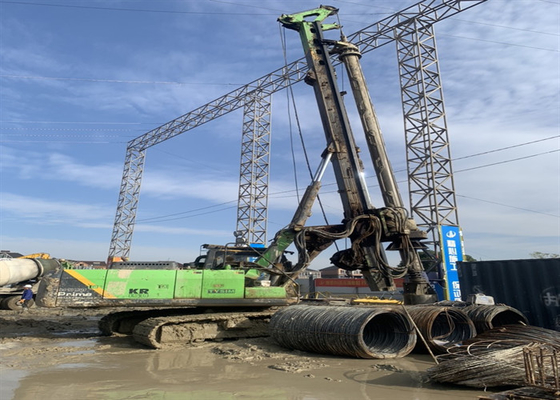 As obras 1500mm 125kNm usaram a broca de Rotary Hydraulic Crawler do motorista de pilha