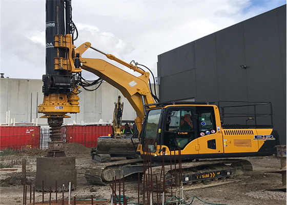Equipamento de empilhamento giratório da máquina hidráulica durável da broca da esteira rolante 50KNm de 20m 1100mm